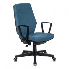 Кресло CH-545, с подлокотниками, ткань, синее, 1504022