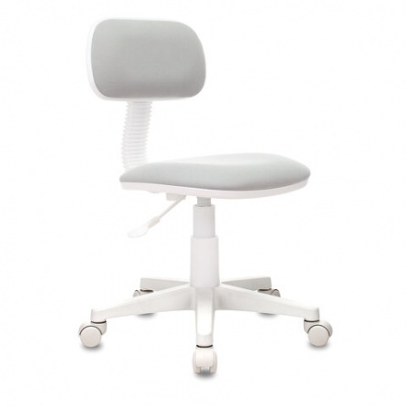 Кресло детское CH-W201NX, без подлокотников, пластик белый, серое, 477006 фото 1