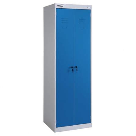 Шкаф металлический для одежды ШРК-22-600, двухсекционный, 1850х600х500 мм, 30 кг, разборный фото 2
