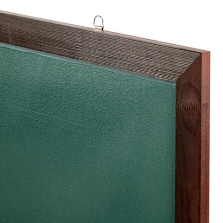 Доска для мела магнитная 100х150 см, зеленая, деревянная окрашенная рамка, Россия, BRAUBERG, 236894 фото 3