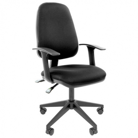 Кресло СН 661, с подлокотниками, черное 15-21, 1182994 фото 1