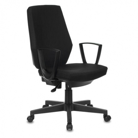 Кресло CH-545, с подлокотниками, ткань, черное, 1418126 фото 1